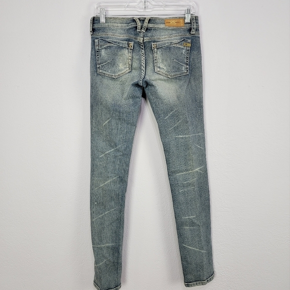 Divine Rights of Denim Lust Low Rise Classic Skinny Distressed Size 26 - Picture 10 of 16